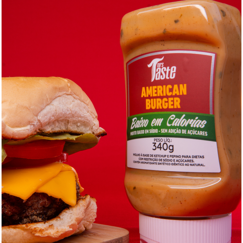 AMERICAN BURGER 340G - MRS TASTE