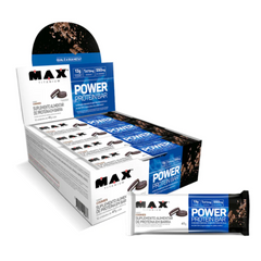 POWER PROTEIN BAR DARK 12UN 41G - MAX TITANIUM