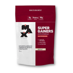 MASSA SUPER GAINERS 3KG REFIL - MAX TITANIUM
