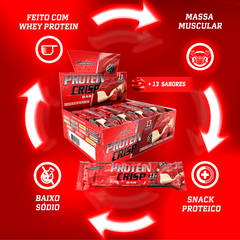 PROTEIN CRISP BAR 12UN 45G - INTEGRALMEDICA