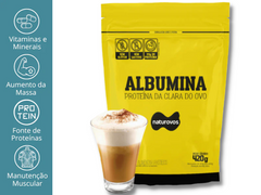 ALBUMINA 80% NATURAL 420G - NATUROVOS