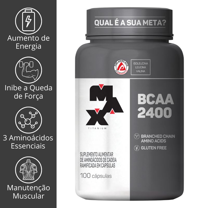 BCAA 2400 (100CAPS E 60CAPS) - MAX TITANIUM
