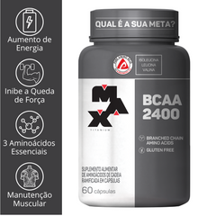 BCAA 2400 (100CAPS E 60CAPS) - MAX TITANIUM