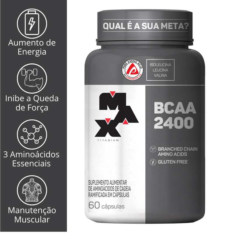 BCAA 2400 (100CAPS E 60CAPS) - MAX TITANIUM