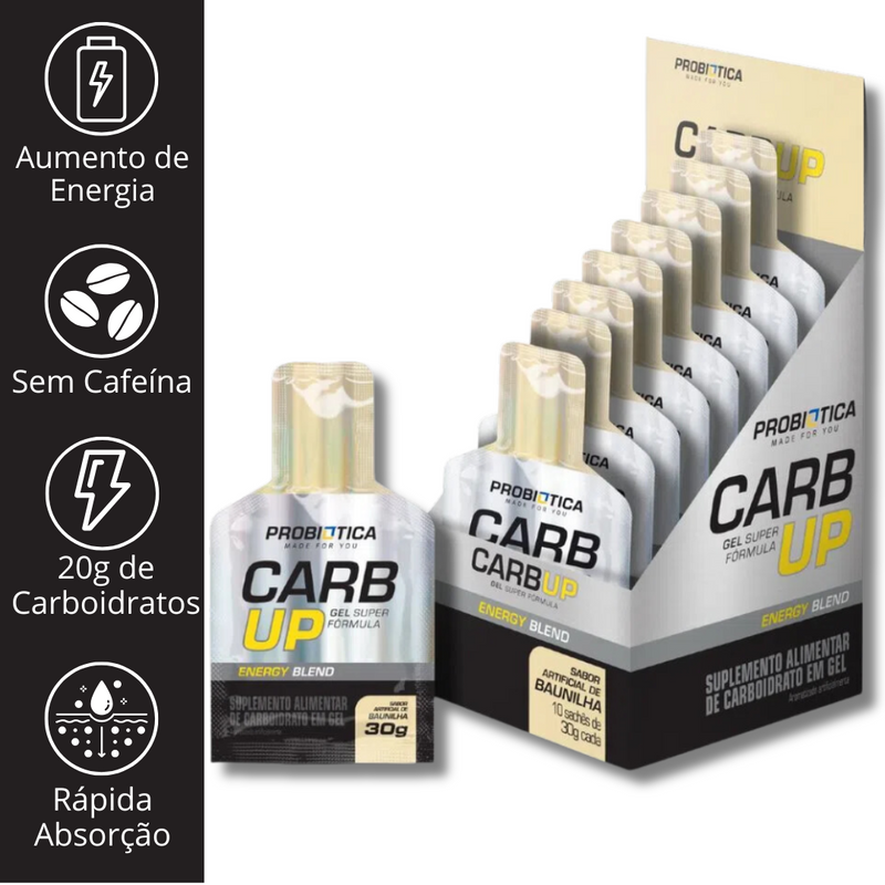 CARB UP GEL (10 SACHÊS 30G) - PROBIÓTICA