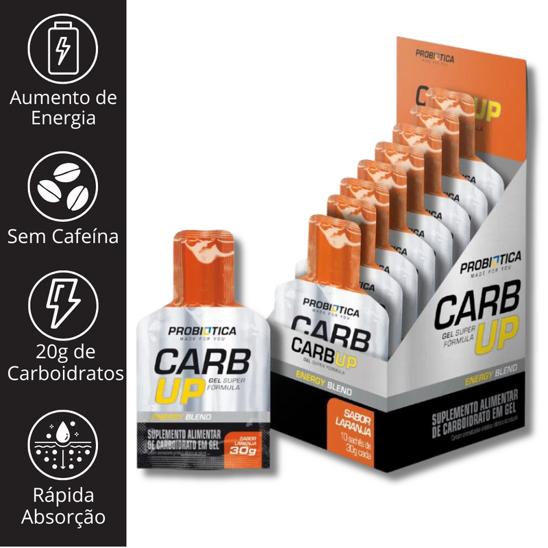 CARB UP GEL (10 SACHÊS 30G) - PROBIÓTICA