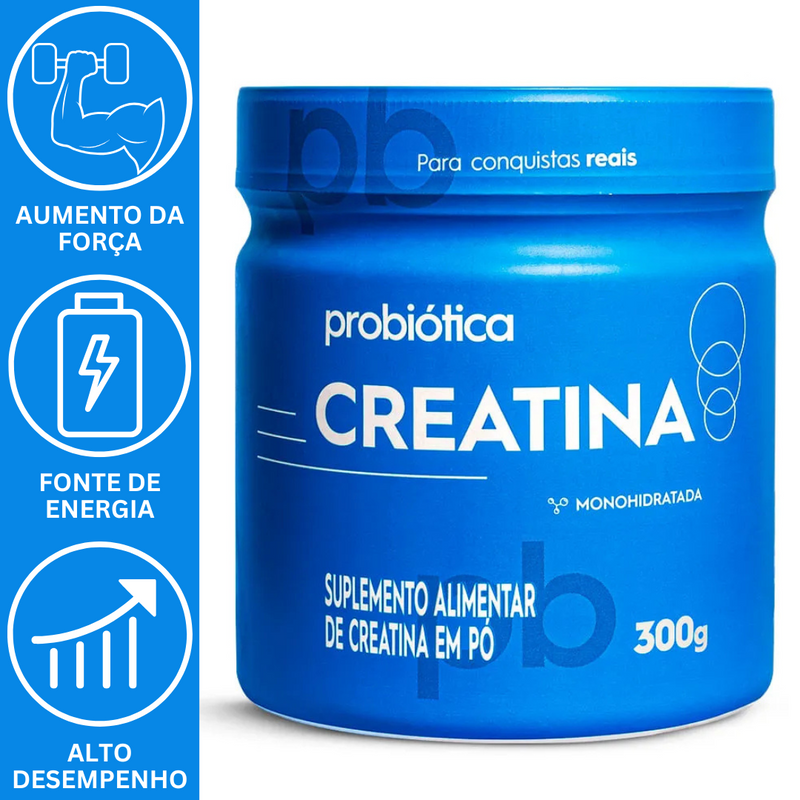 CREATINA 100% PURA 300G - PROBIÓTICA