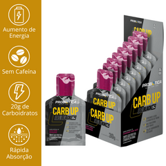 CARB UP GEL BLACK (10 SACHÊS 30G) - PROBIÓTICA