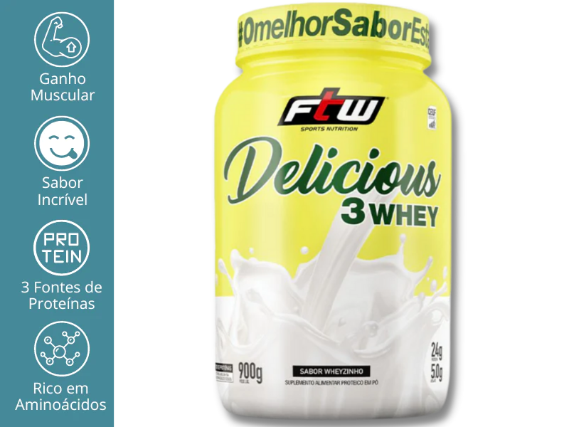 DELICIOUS 3W NUTRITION 900G - FTW