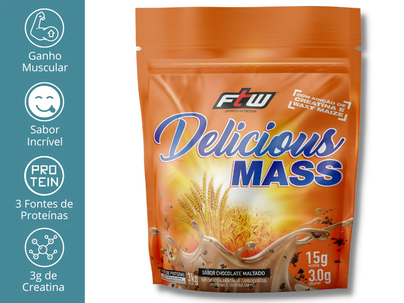 DELICIOUS MASS NUTRITION 3KG  - FTW