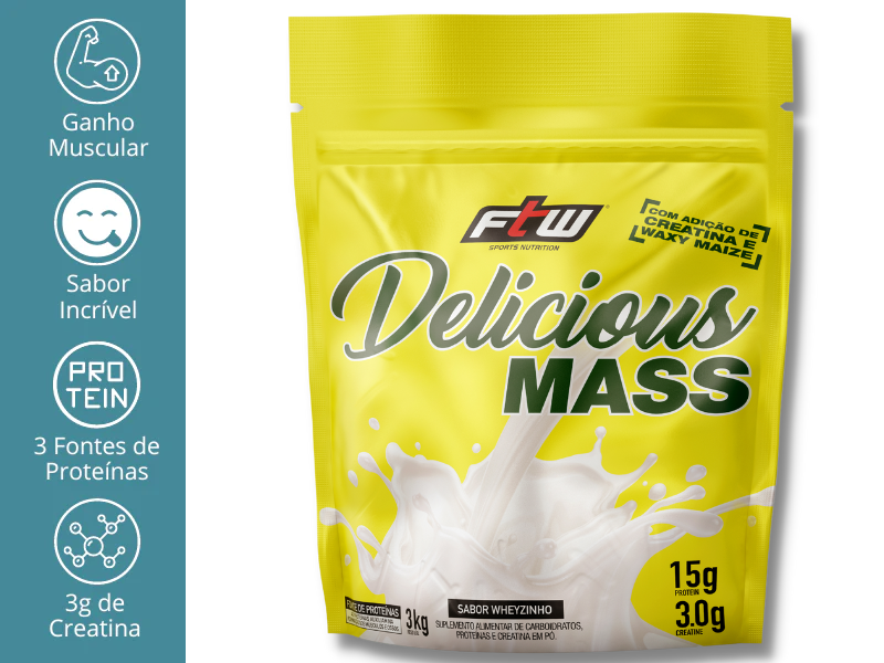 DELICIOUS MASS NUTRITION 3KG  - FTW