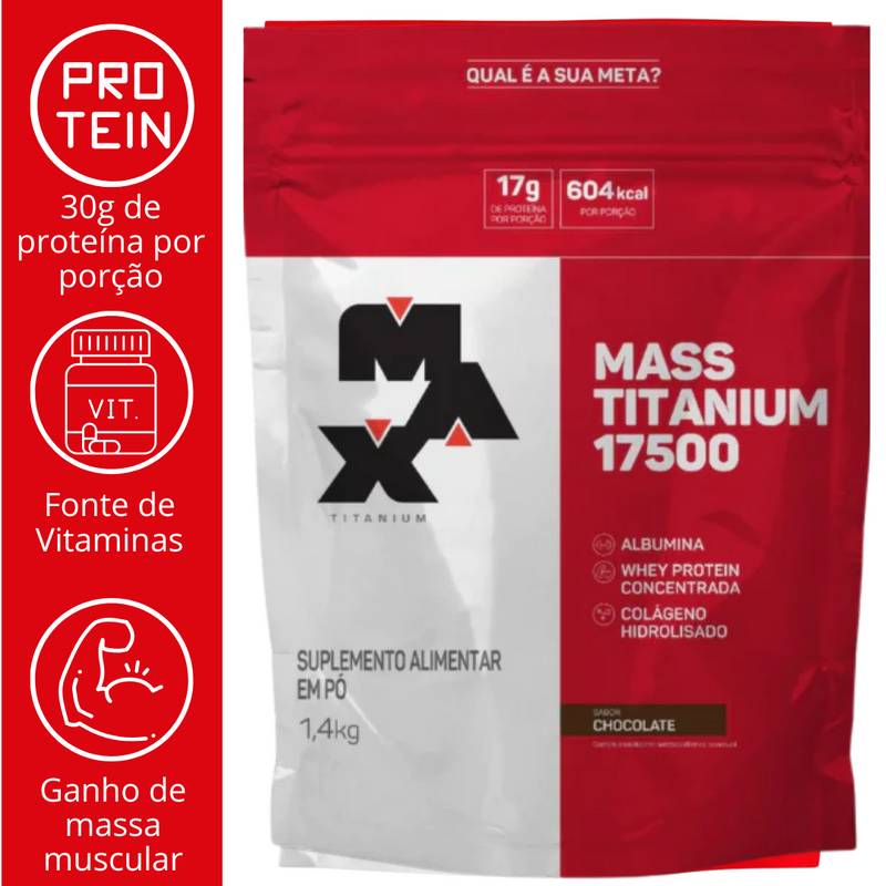 MASS TITANIUM 17500 1,4KG - MAX TITANIUM