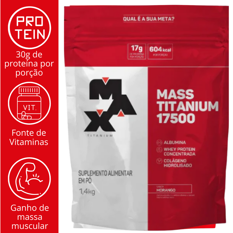 MASS TITANIUM 17500 1,4KG - MAX TITANIUM