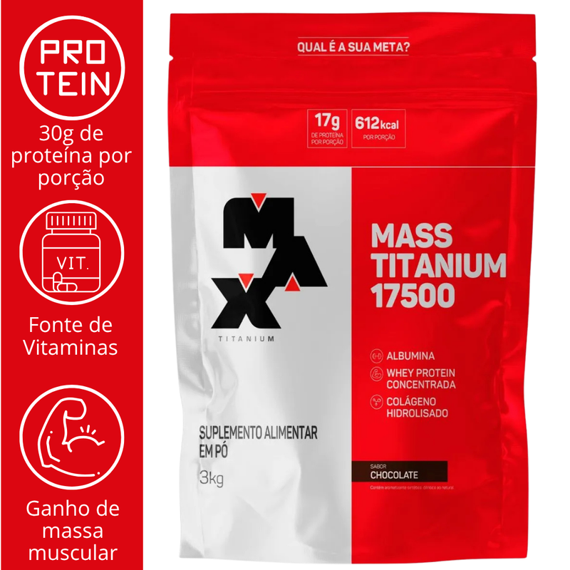 MASS TITANIUM 17500 (3KG E 1,4KG) - MAX TITANIUM