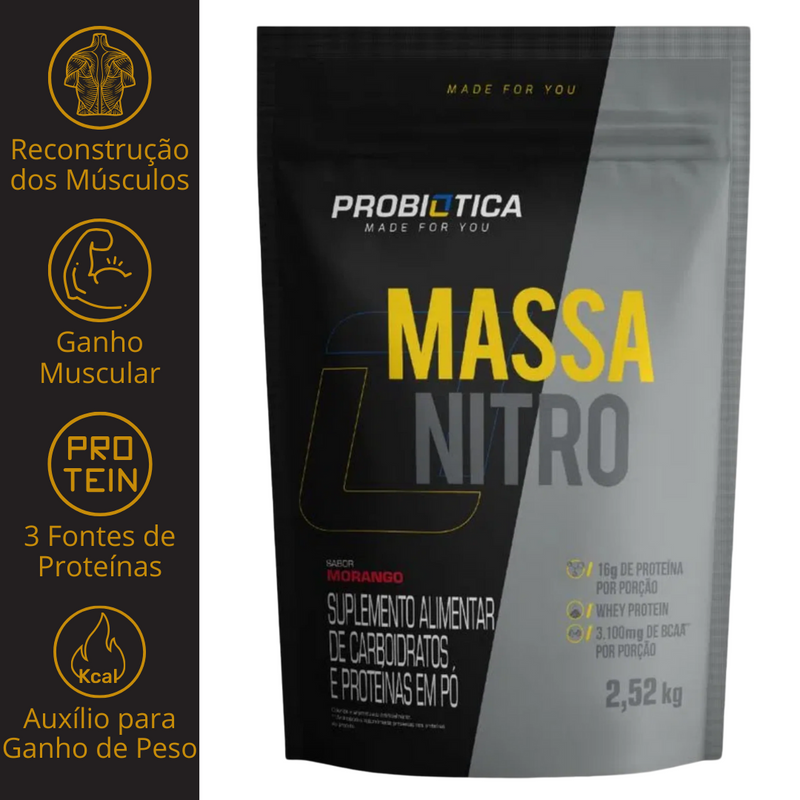 MASSA NITRO 2,5KG - PROBIÓTICA
