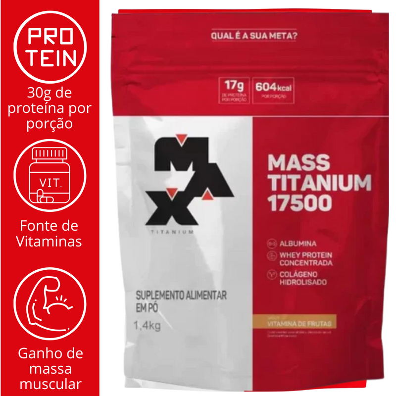 MASS TITANIUM 17500 1,4KG - MAX TITANIUM