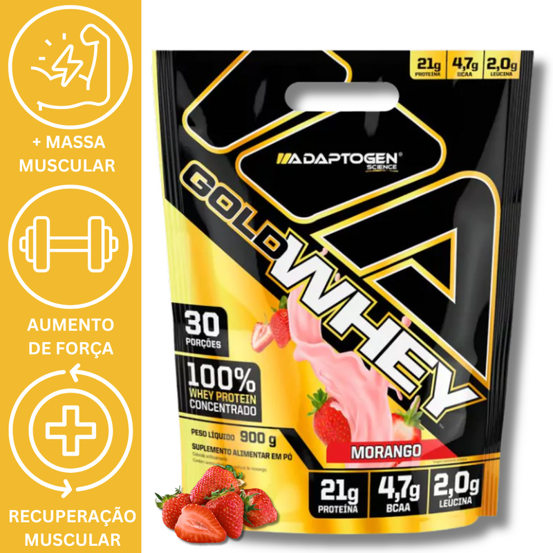 WHEY 100% GOLD 900G REFIL - ADAPTOGEN