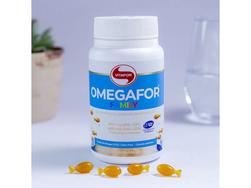 ÔMEGA 3 FAMILY 60CAPS 600MG EPA / 400MG DHA - VITAFOR