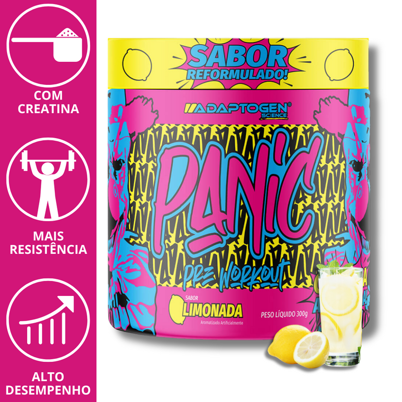 PRÉ TREINO PANIC 300G - ADAPTOGEN