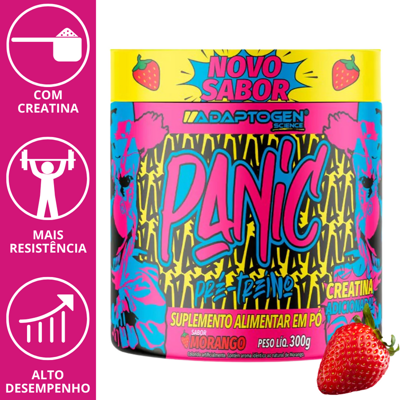 PRÉ TREINO PANIC 300G - ADAPTOGEN