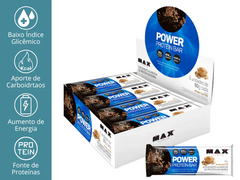POWER PROTEIN BAR DARK 12UN 41G - MAX TITANIUM