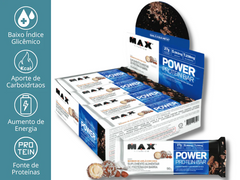 POWER PROTEIN BAR DARK 12UN 41G - MAX TITANIUM