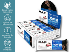 POWER PROTEIN BAR DARK 12UN 41G - MAX TITANIUM