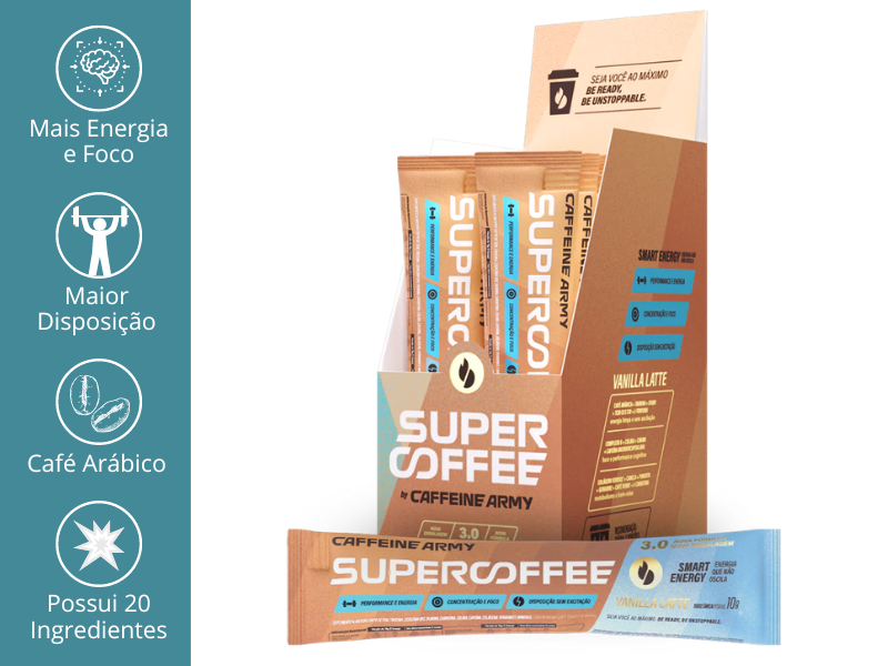SUPERCOFFEE 3.0 DOSE UNICA 14X10G - CAFFEINE ARMY