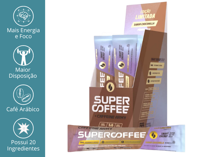 SUPERCOFFEE 3.0 DOSE UNICA 14X10G - CAFFEINE ARMY