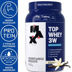 TOP WHEY 3W MAIS PERFORMANCE 900G -  MAX TITANIUM