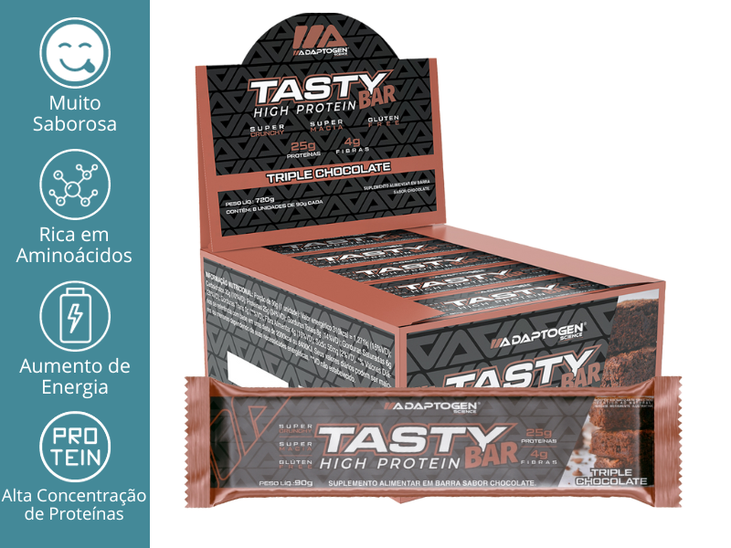 TASTY BAR 8UN 90G - ADAPTOGEN