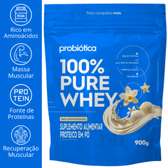 100% PURE WHEY 900G REFIL - PROBIÓTICA
