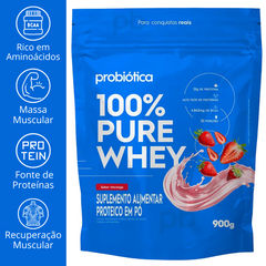 100% PURE WHEY 900G REFIL - PROBIÓTICA