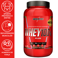 WHEY 100% PURE 900G - INTEGRALMEDICA