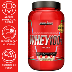 WHEY 100% PURE 900G - INTEGRALMEDICA