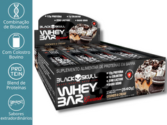 WHEY BAR GOURMET 12UN 45G - BLACK SKULL