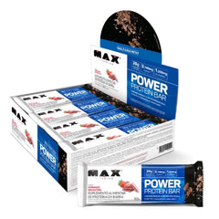 POWER PROTEIN BAR DARK 8UN 90G - MAX TITANIUM