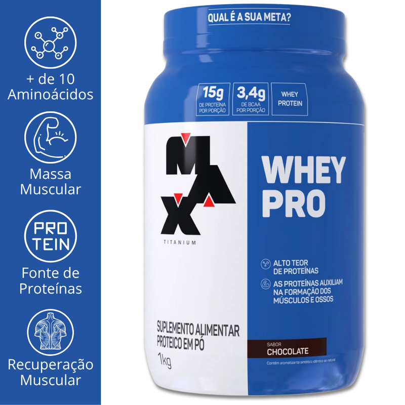 WHEY PRO 1KG - MAX TITANIUM