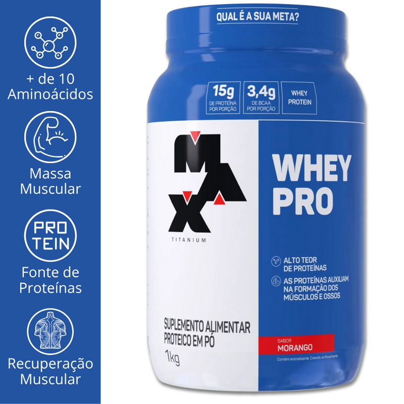 WHEY PRO 1KG - MAX TITANIUM