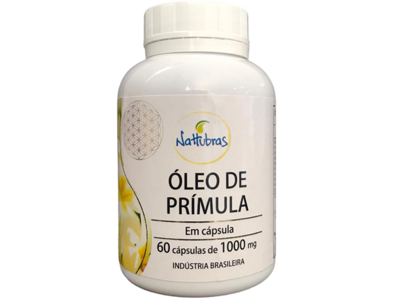 ÓLEO DE PRÍMULA 1000MG 60CAPS - NATTUBRAS