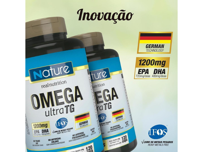 ÔMEGA ULTRA TG 1200MG 120CAPS - NATURE