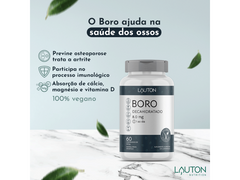 BORO DECAHIDRATADO 8,0MG 60CAPS - LAUTON - www.outletsuplementos.com.br