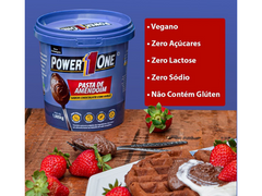 PASTA DE AMENDOIM CHOCOLATE COM AVELÃ 1KG - POWER1ONE