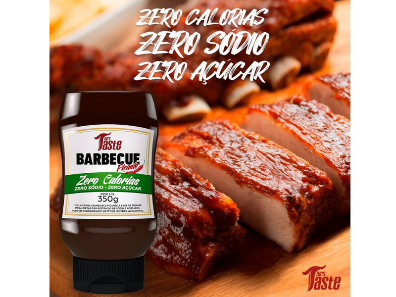 BARBECUE PICANTE 350G - MRS TASTE - www.outletsuplementos.com.br
