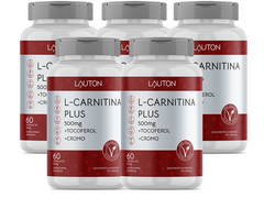 L-CARNITINA PLUS 500MG 60CAPS - LAUTON - www.outletsuplementos.com.br