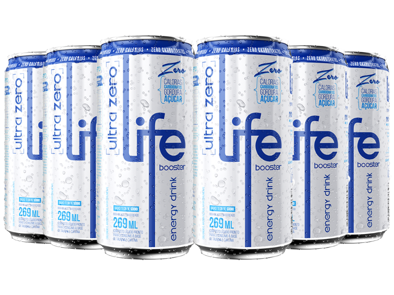 LIFE BOOSTER ENERGY DRINK ULTRA ZERO 6UN DE 269ML