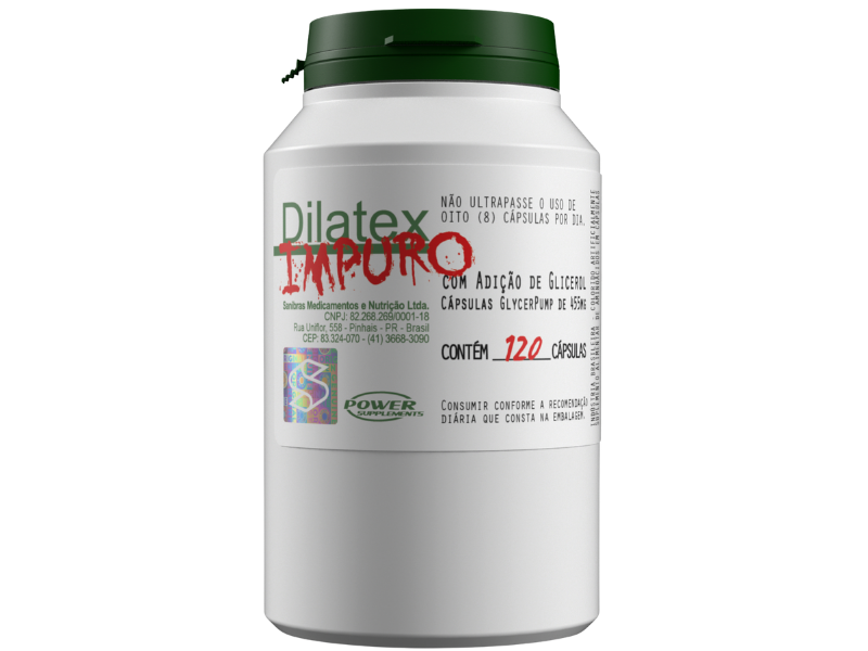 DILATEX IMPURO 120 CAPS - POWER SUPPLEMENTS - www.outletsuplementos.com.br