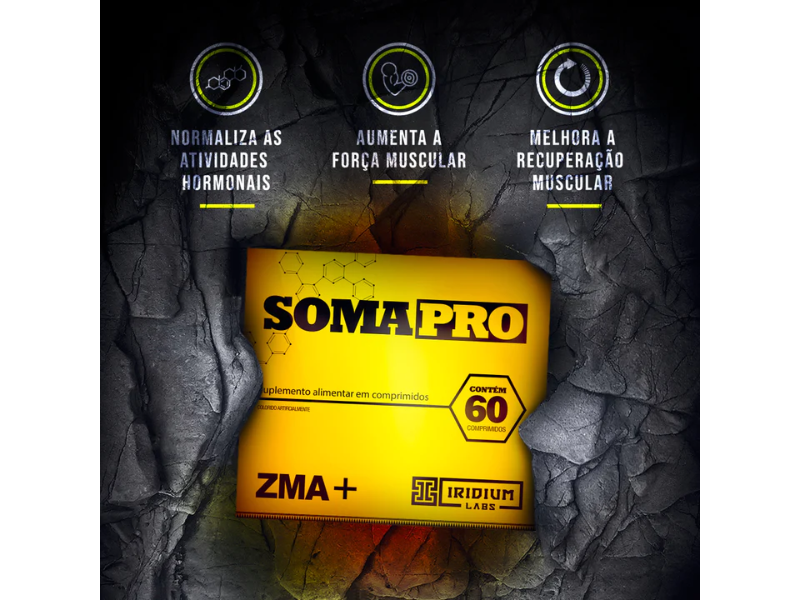SOMA PRO + ZMA 60CAPS - IRIDIUM LABS