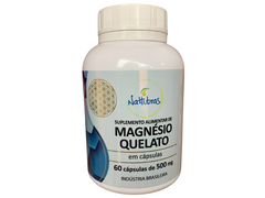 MAGNÉSIO QUELATO 500MG 60CAPS - NATTUBRAS