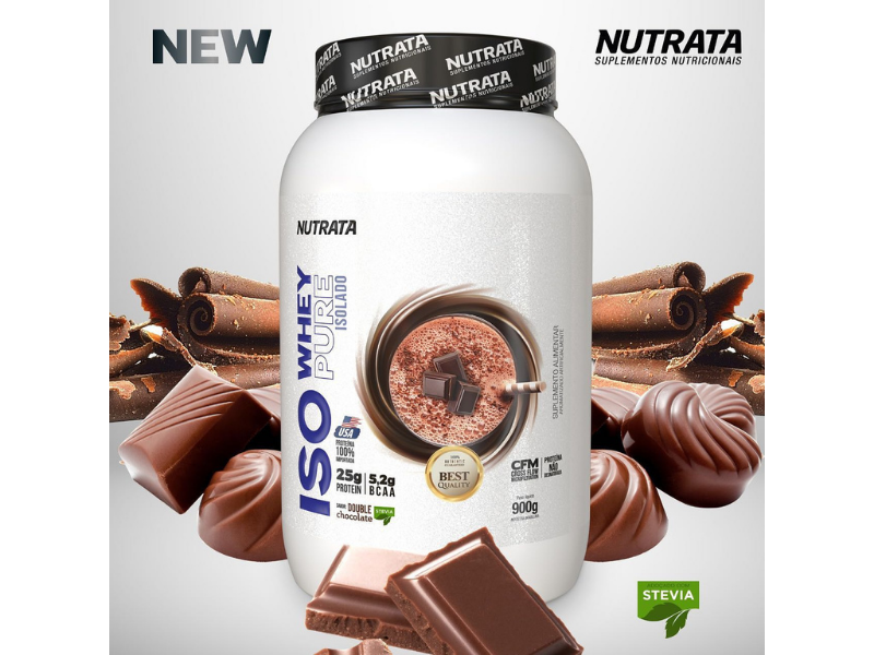 ISO WHEY 900G - NUTRATA - www.outletsuplementos.com.br